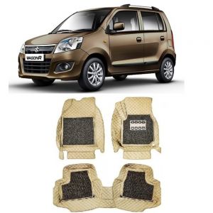Car Floor Mats for Wagon R - beige